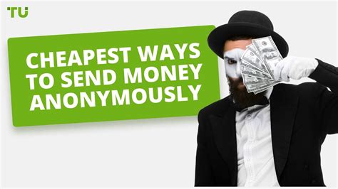 send money anonymously uk